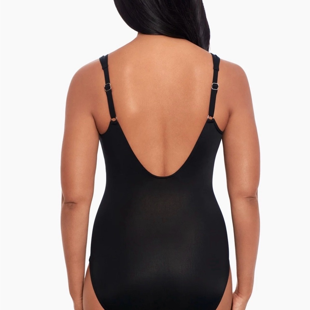 Miraclesuit Sub Rosa Sanibel One Piece Swimsuit 16 - Picture 3 of 4